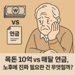 은퇴자 노후 연금 전략, 통장 8억보다 중요한 이유
