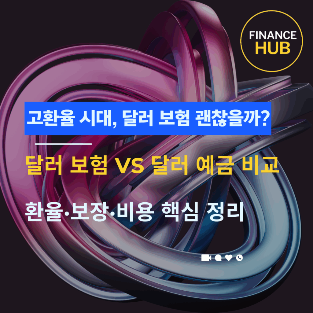 달러 보험, 고환율 시대 자산 방어 기회인가?