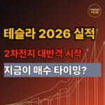 테슬라 실적발표 분석 결과와 국내 2차전지 반등 전망 가이드