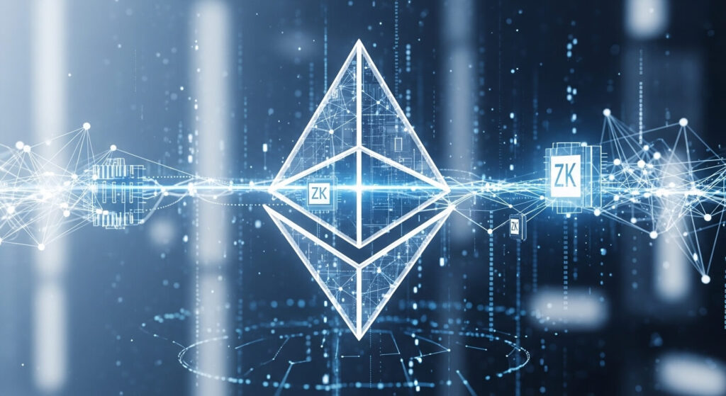 이더리움 포트폴리오 전략의 핵심인 글램스터담 업그레이드 기술 네트워크 이미지