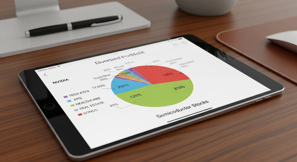 반도체 비중 확대를 제안하는 포트폴리오 전략 시각 자료