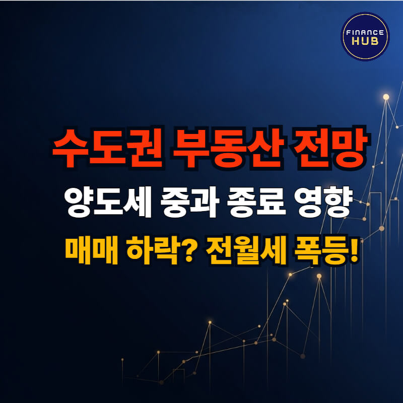 수도권 부동산 전망 분석을 위한 서울 도심 전경과 금융 데이터 시각화