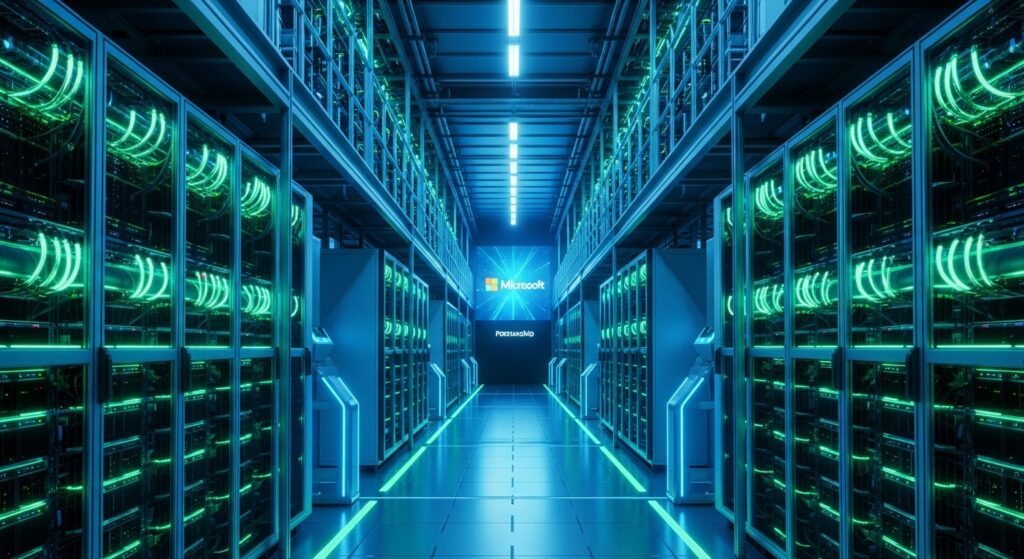 아이렌 실적 발표 분석과 주가 전망을 상징하는 급등하는 주가 차트와 테크 기업의 성장 그래프 이미지