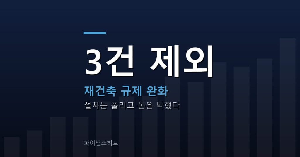 재건축 규제 완화, 서울시 건의 3건을 정부가 막았다