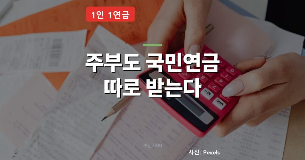 국민연금 임의가입 전업주부 1인 1연금 주부도 국민연금 따로 받는다