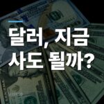 달러 환율 1,320원대, 원화가치 계속 오르는데 지금 사도 될까?